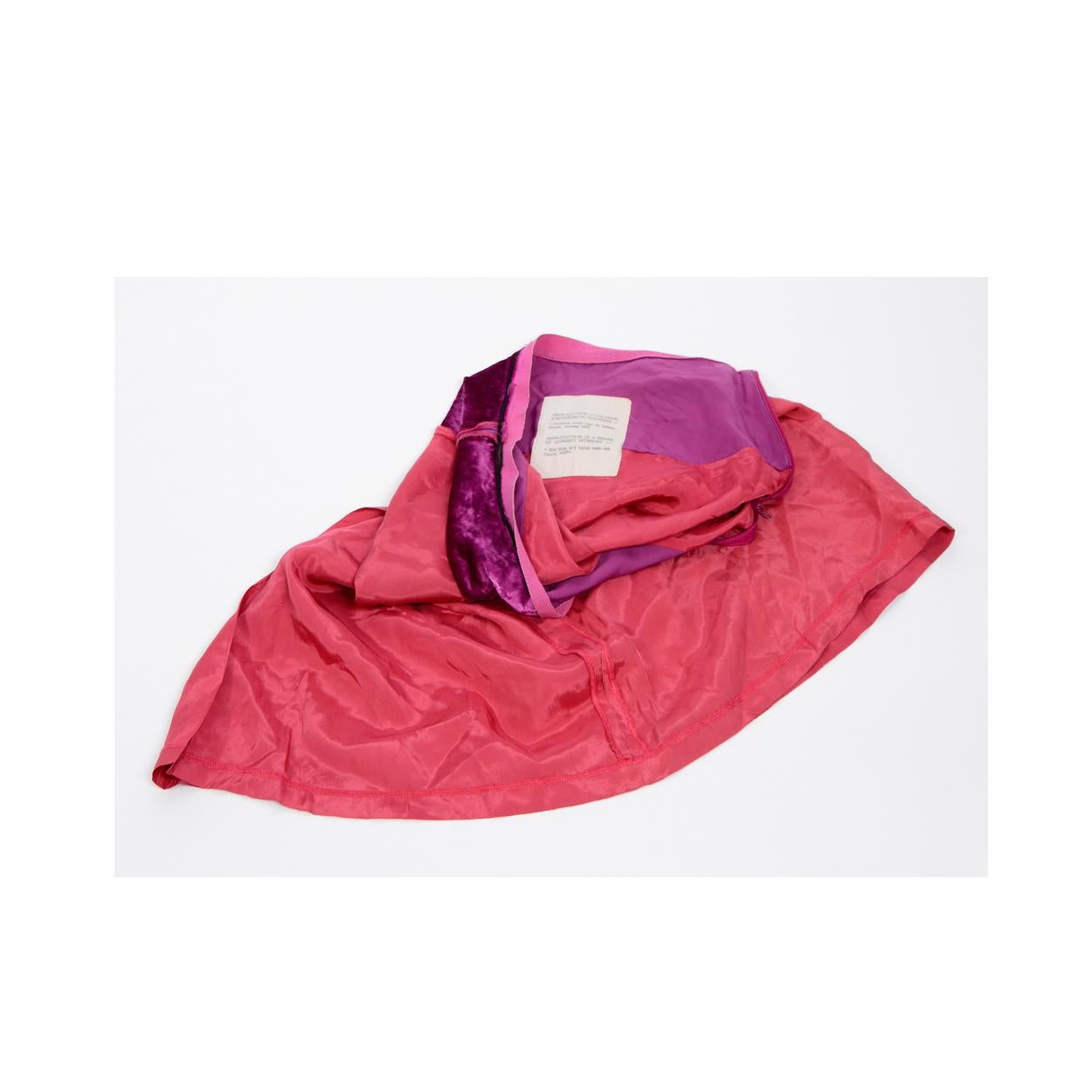Pink Maison Martin Margiela vintage runway fall 1995 pink skirt