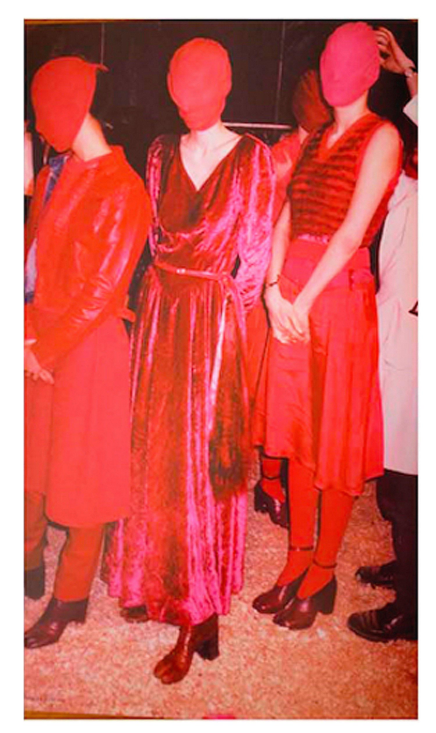 Maison Martin Margiela vintage runway fall 1995 pink skirt In Excellent Condition In Antwerpen, Vlaams Gewest