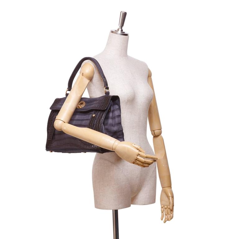 YSL Black Embossed Leather Muse Two Shoulder Bag For Sale at 1stdibs