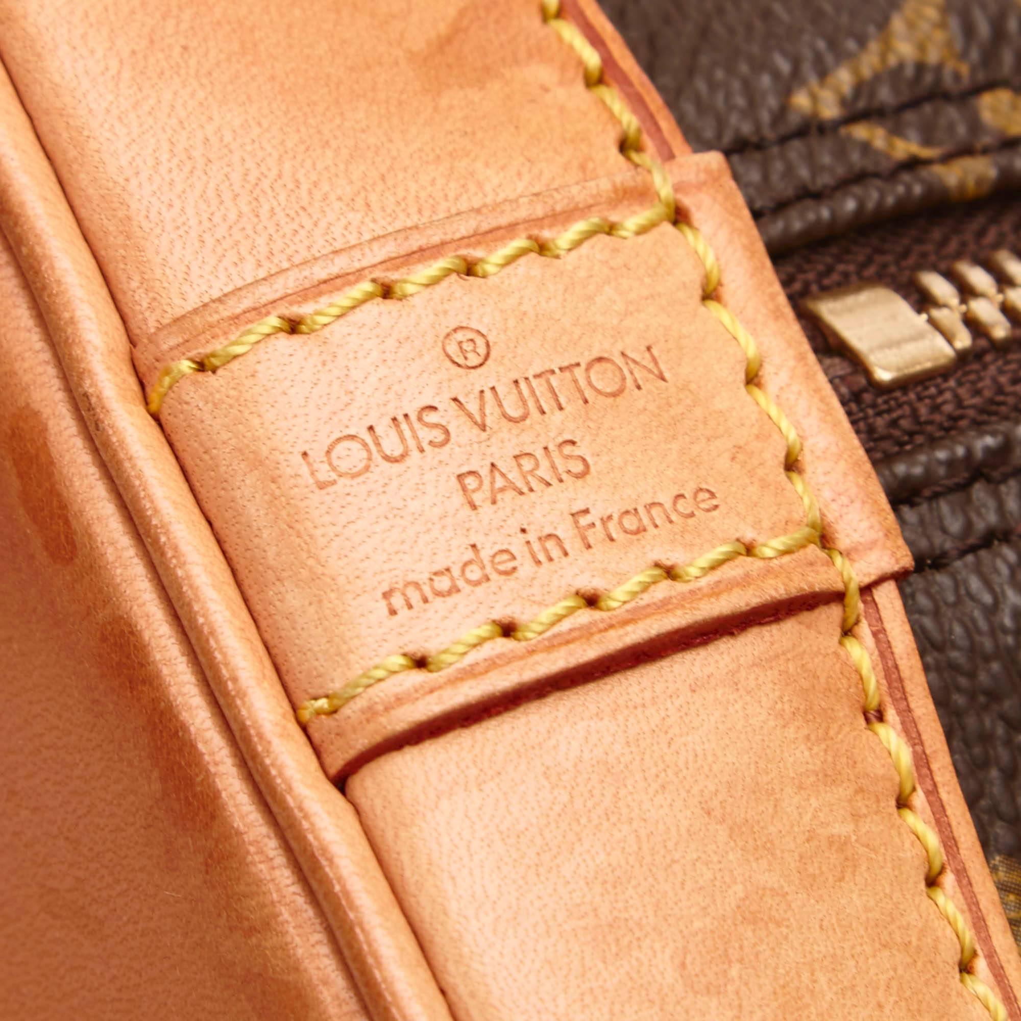 Louis Vuitton Brown Monogram Alma PM Handbag In Good Condition In Orlando, FL