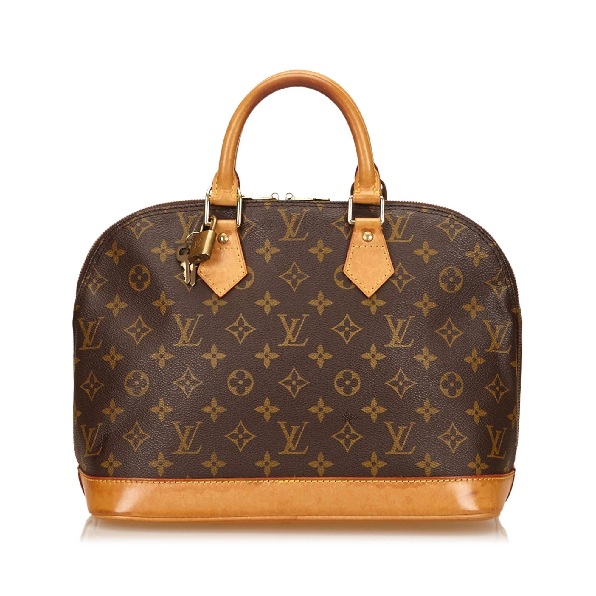 Louis Vuitton Brown Monogram Alma PM Handbag 2
