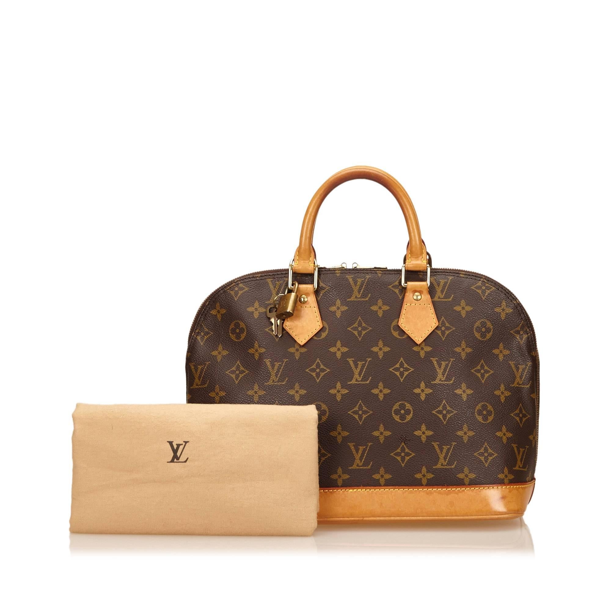 Louis Vuitton Brown Monogram Alma PM Handbag 4