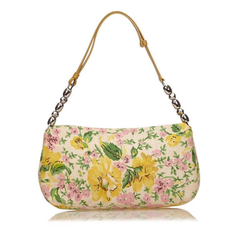 Dior Multicolored Embroidered Floral Malice Shoulder Bag For Sale at ...