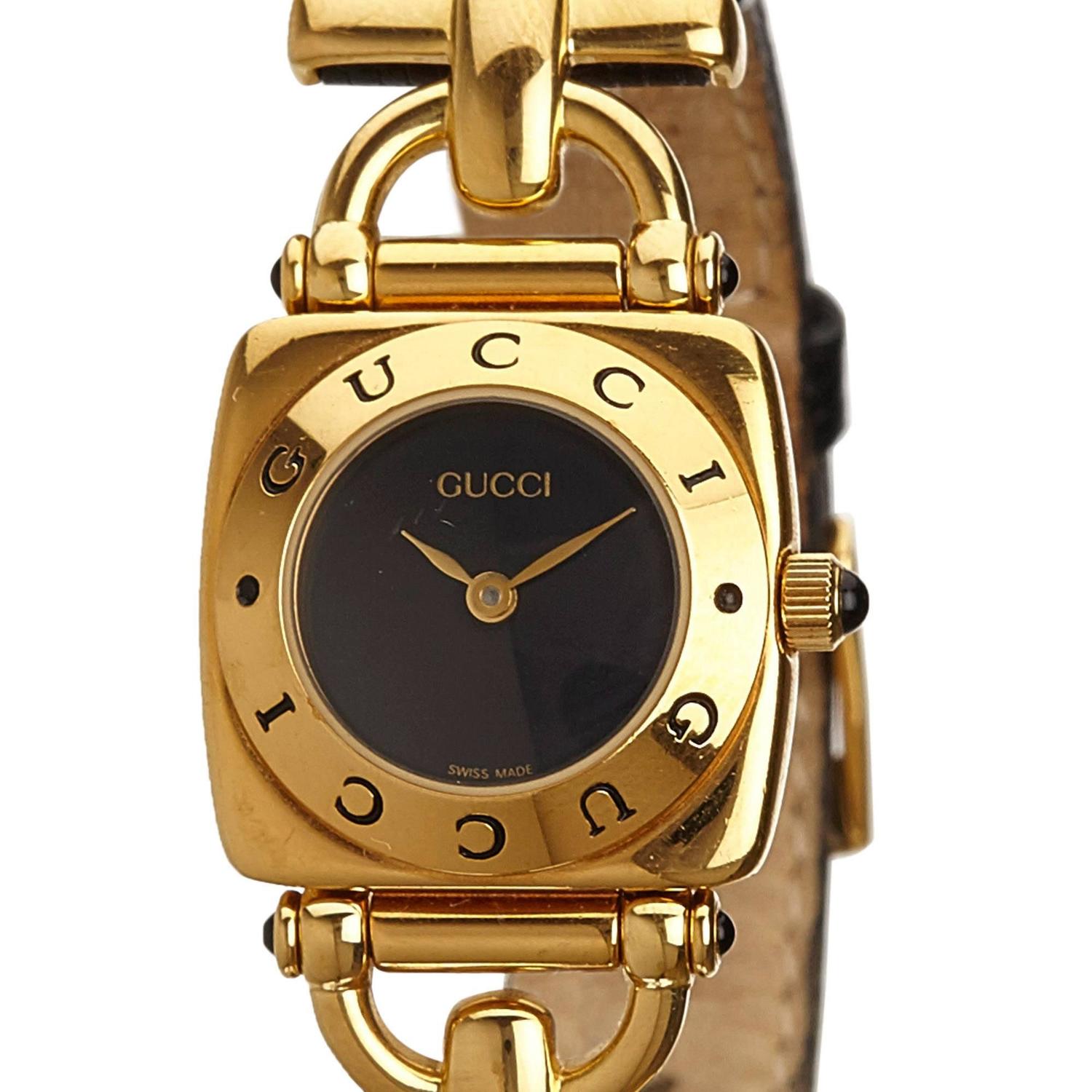 Gucci Black 6300L Series Watch For Sale at 1stdibs