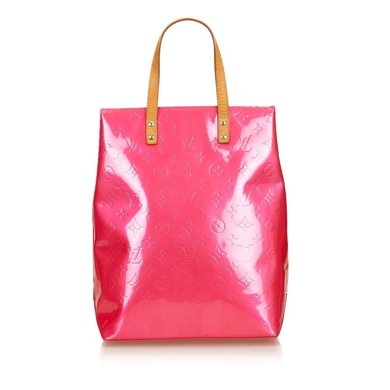 Louis Vuitton Pink Vernis Reade MM Handbag For Sale at 1stdibs