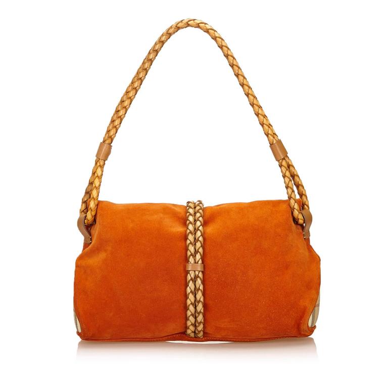 Burberry Orange Suede Handbag at 1stDibs orange suede bag