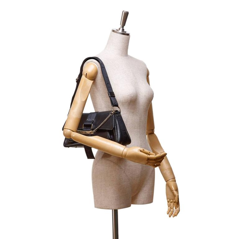 Dior Black Admit It Flap Bag at 1stDibs