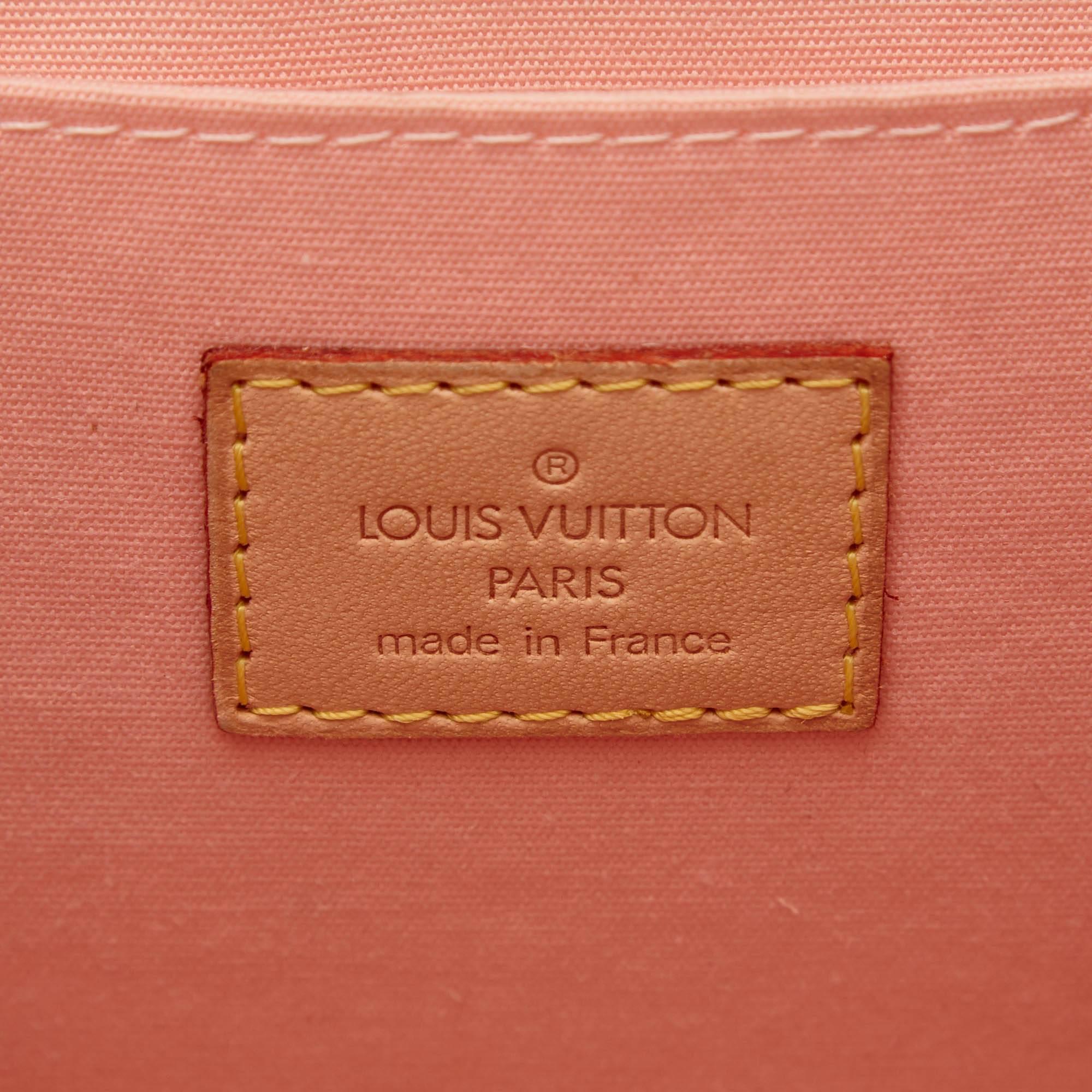 Louis Vuitton Pink Vernis Biscayne PM 1