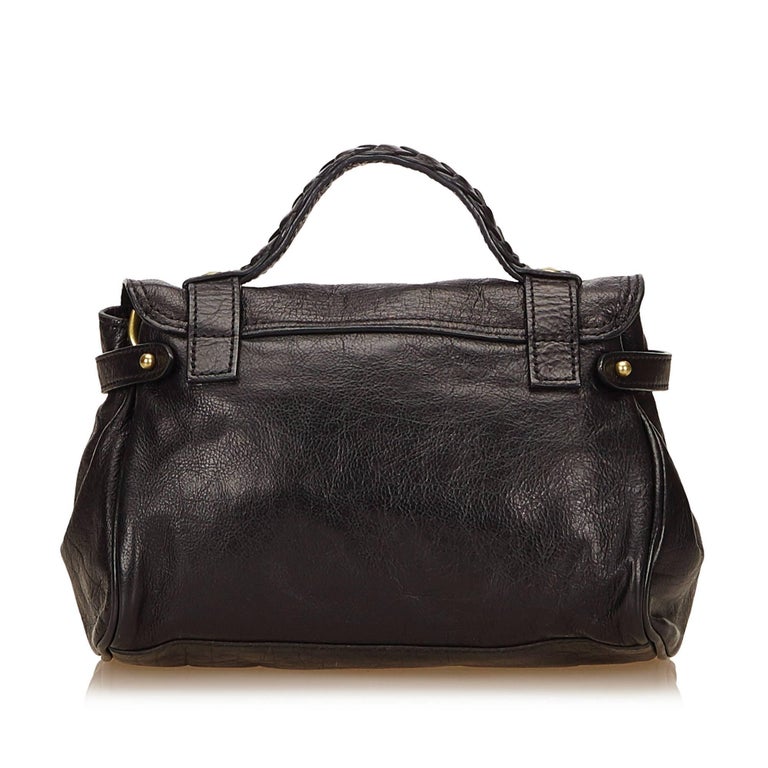 mulberry black mini alexa