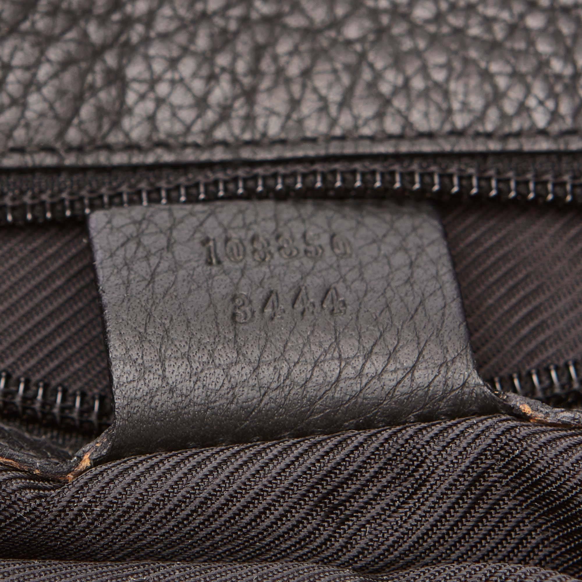Gucci Black Leather Shoulder Bag 3