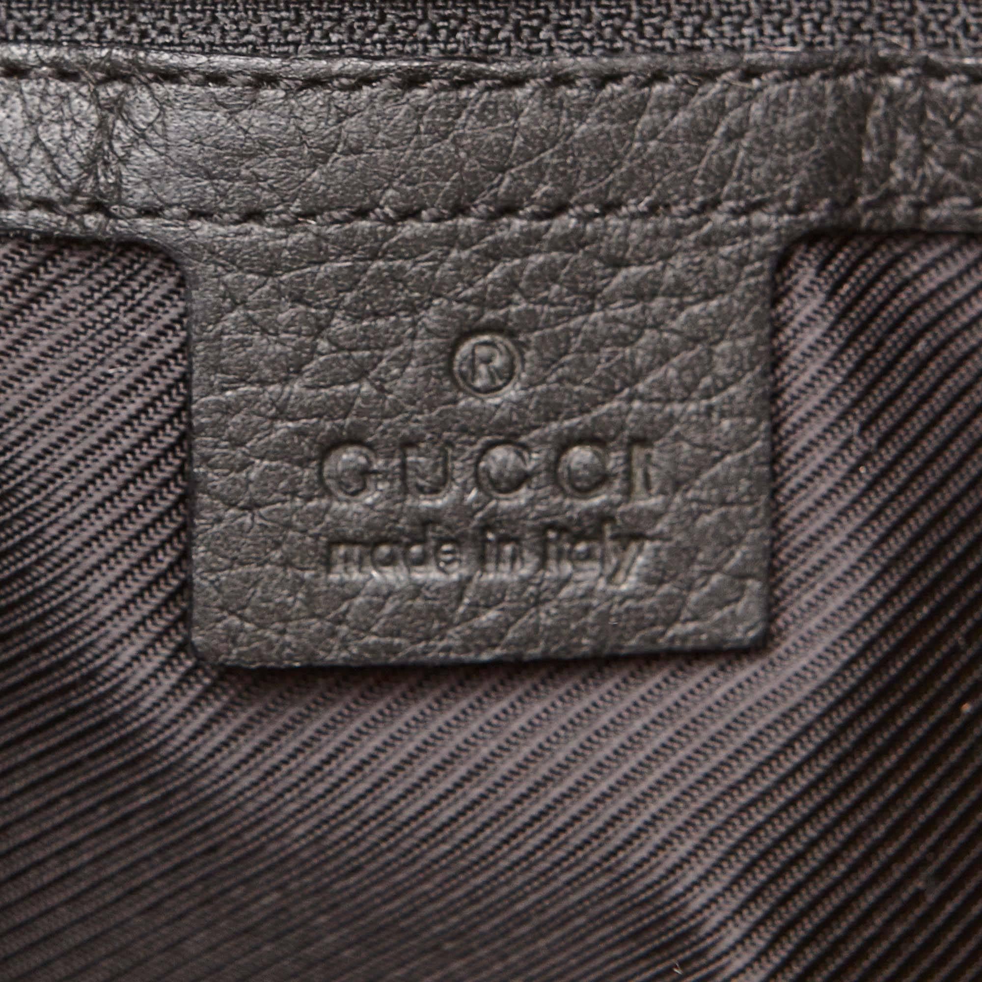 Gucci Black Leather Shoulder Bag 2