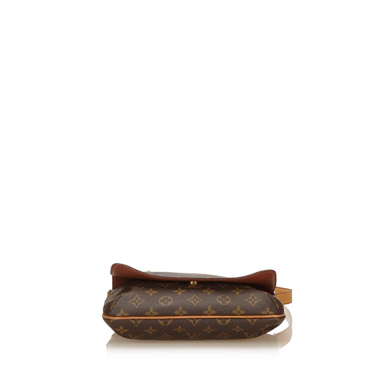 Louis Vuitton Vintage Brown Monogram Musette Tango Short Strap