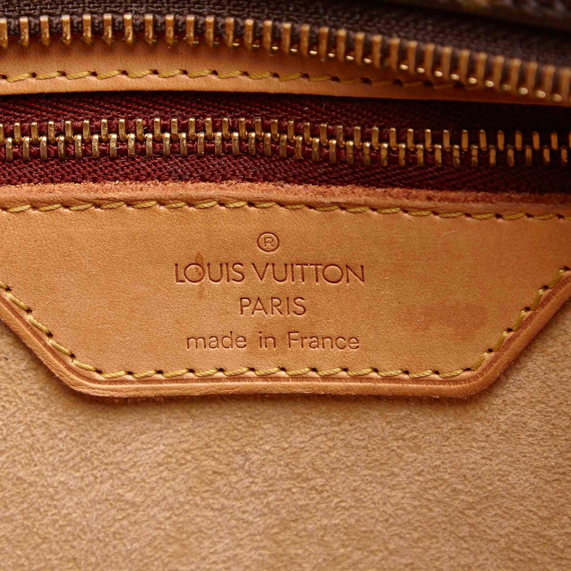 Louis Vuitton Brown Monogram Luco Tote In Good Condition In Orlando, FL