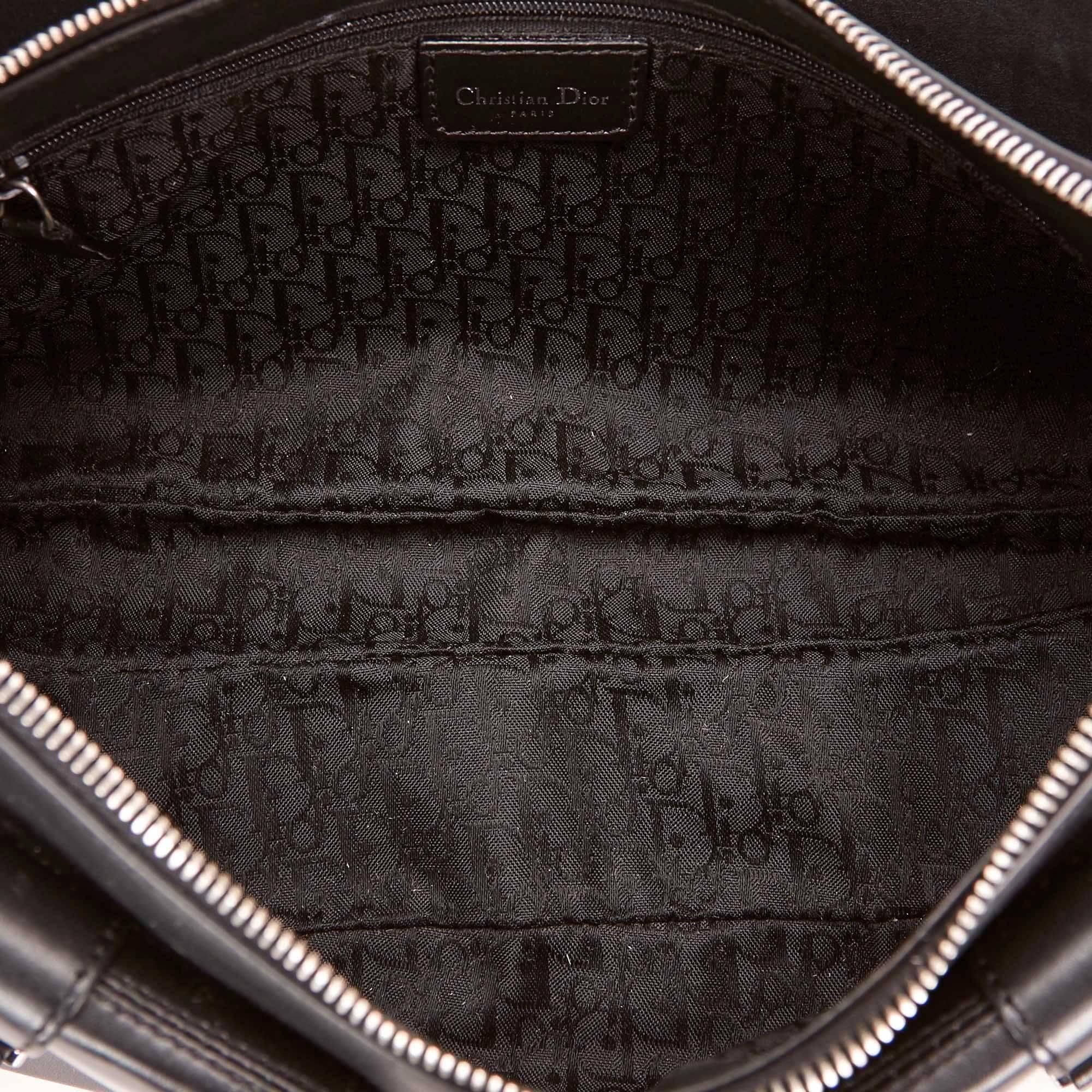 Dior Black Leather Shoulder Bag 1