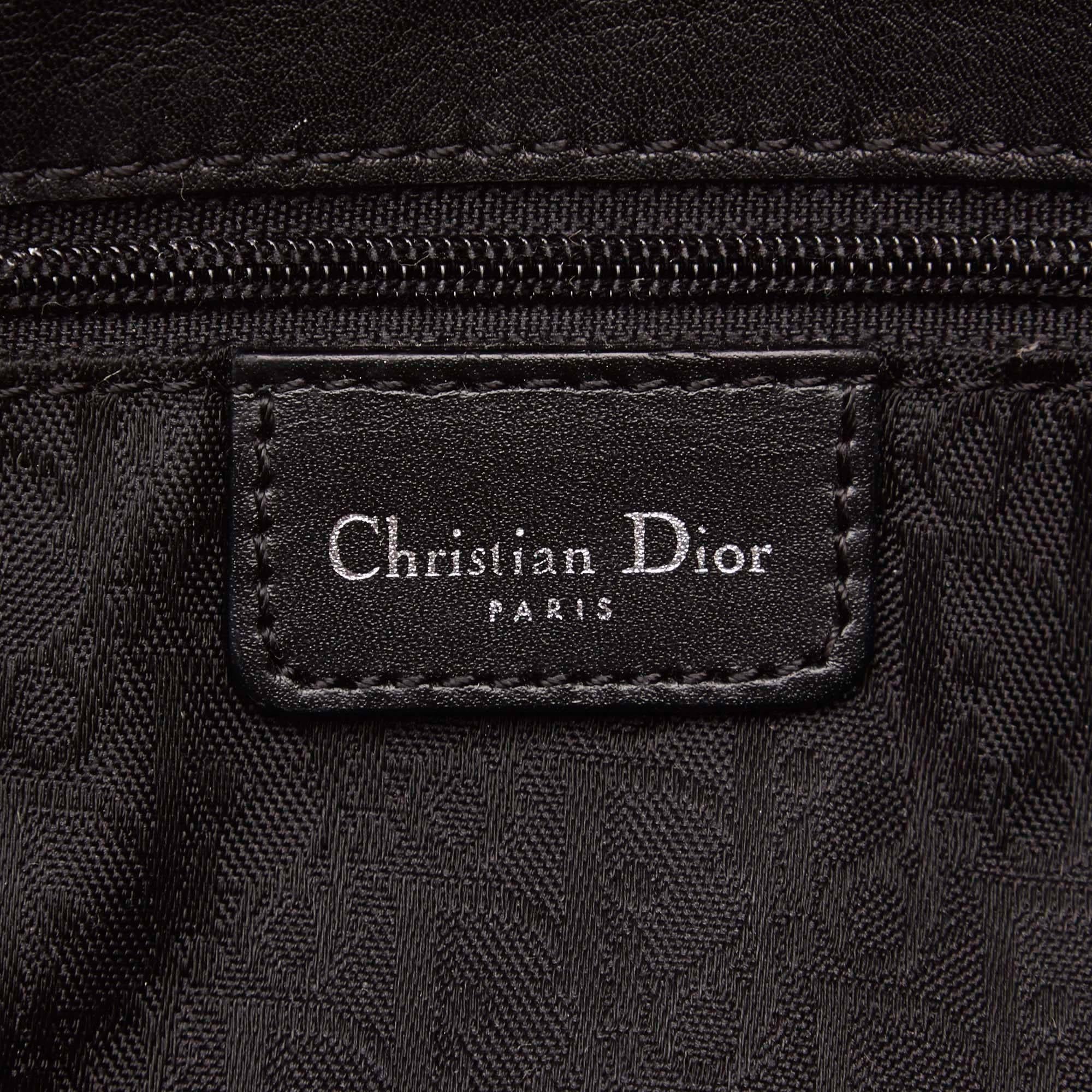 Dior Black Leather Shoulder Bag 2