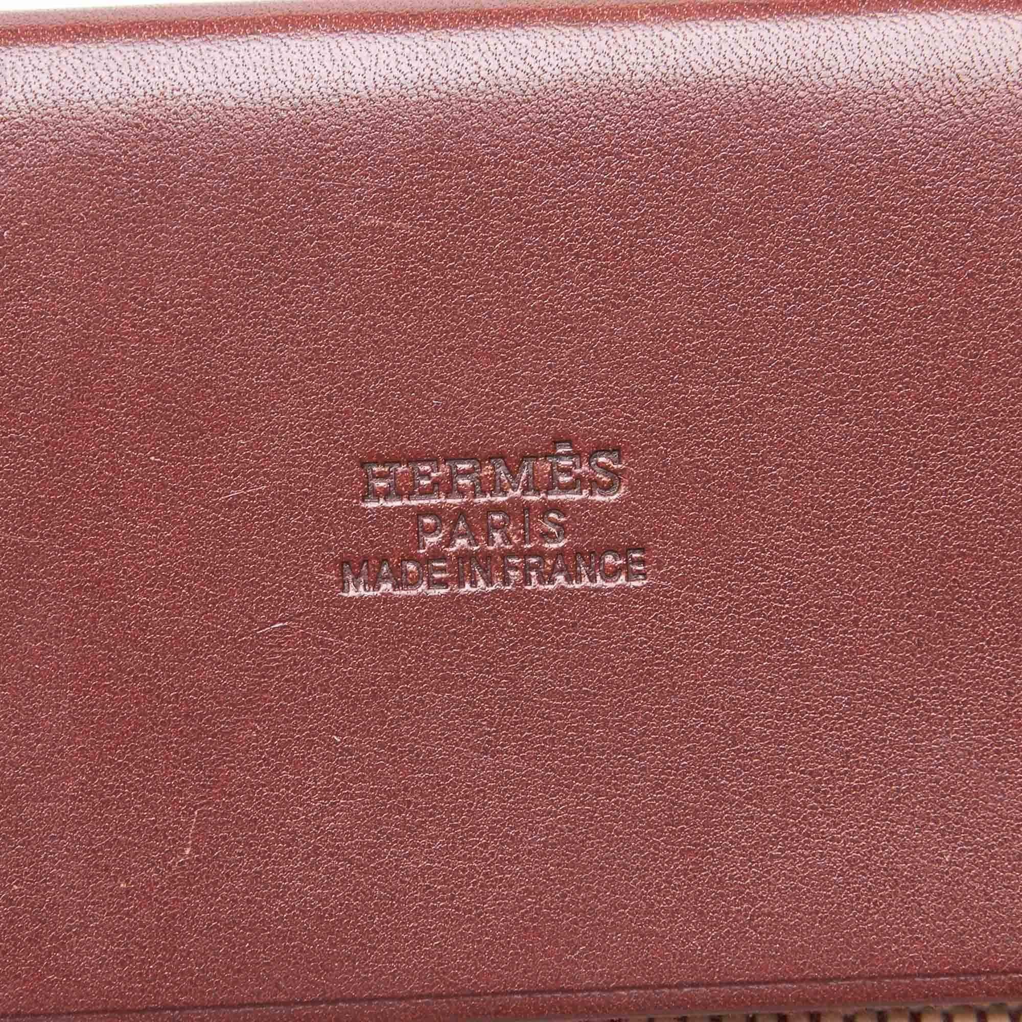 Hermes White x Brown Herbag Cabas MM For Sale 1