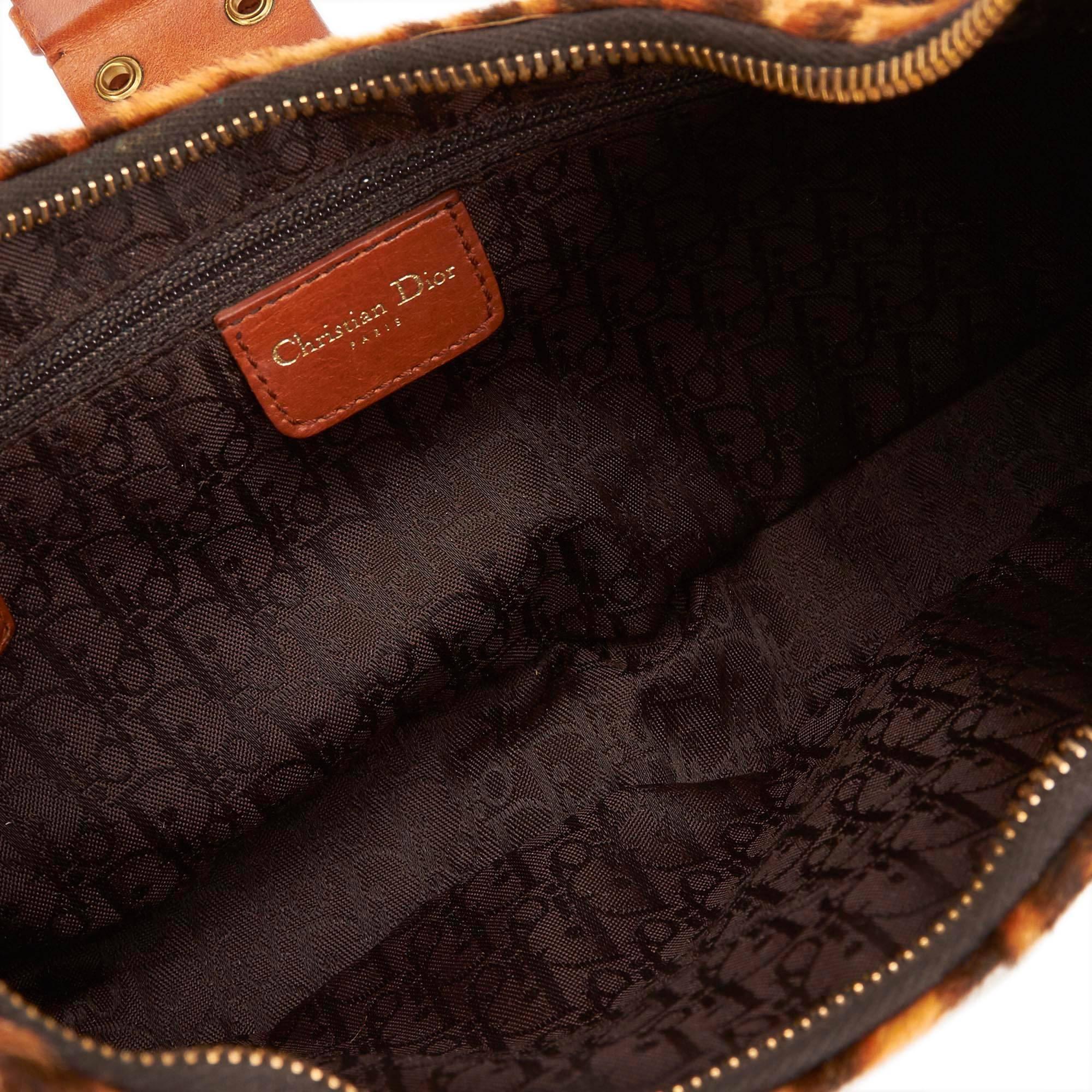 Women's or Men's Dior	Leopard Print Fur Handbag