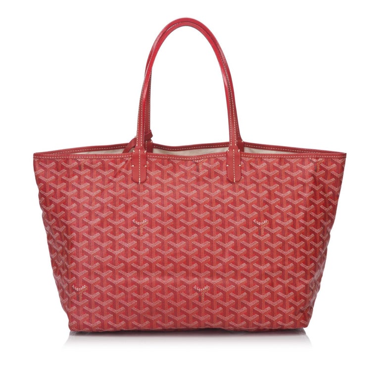 Goyard Red Saint Louis PM Tote For Sale at 1stdibs