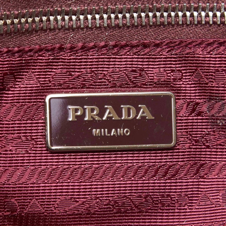 Prada Purple x Multi Printed Nylon Tote Bag For Sale at 1stDibs | prada ...