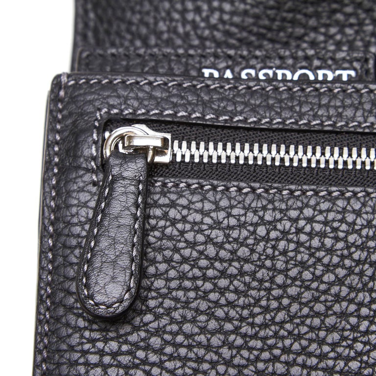 Loewe Black Leather Envelope Clutch Bag For Sale at 1stdibs