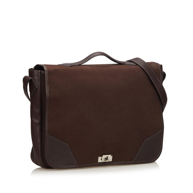 Hermes Brown Victoria Messenger Bag For Sale at 1stDibs hermes