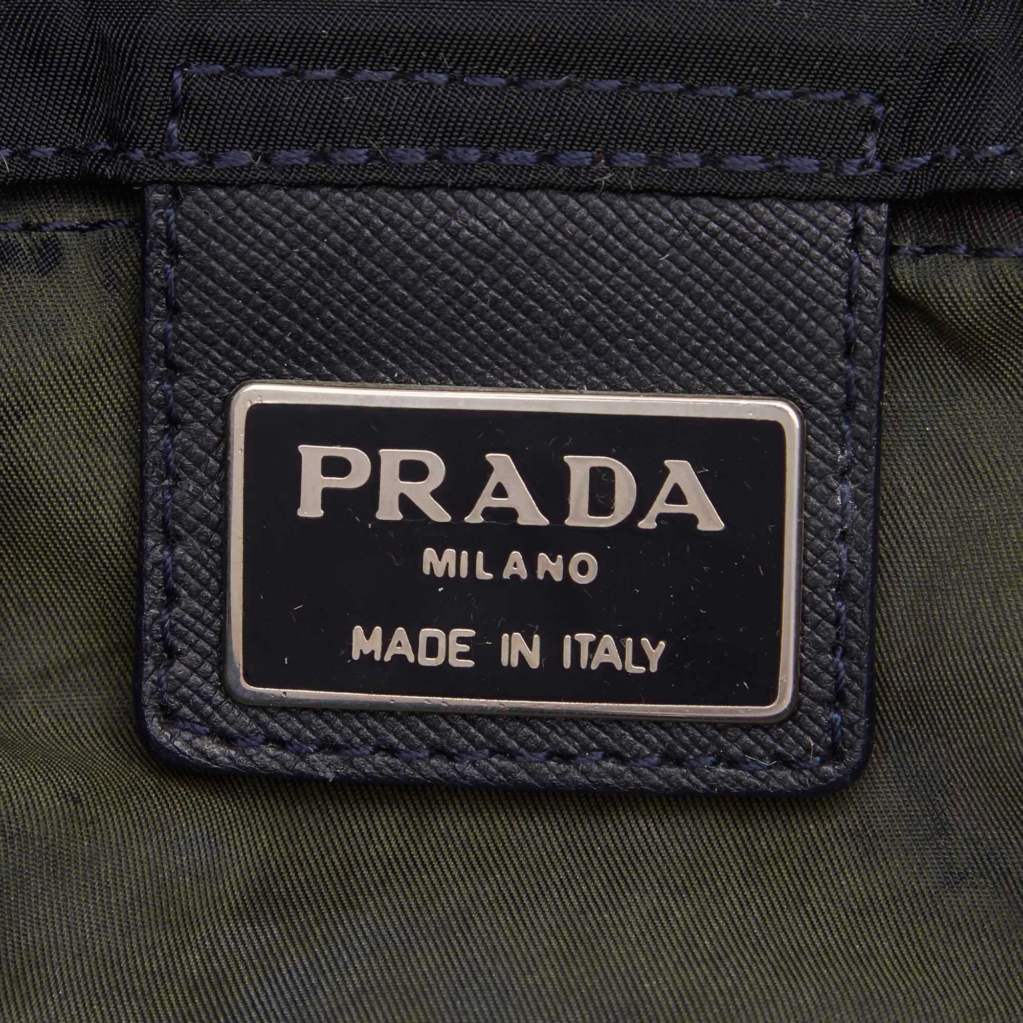 Prada Black Nylon Drawstring Backpack 2