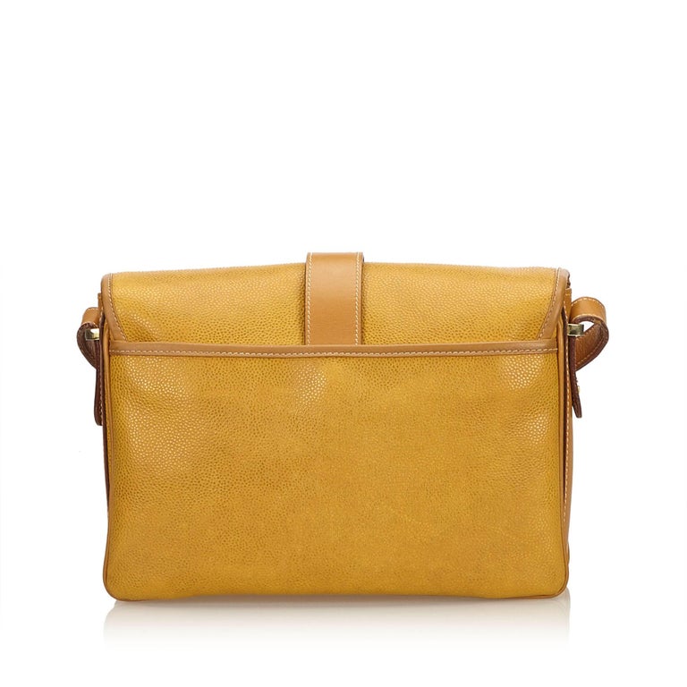 Balenciaga Brown Leather Crossbody Bag at 1stdibs