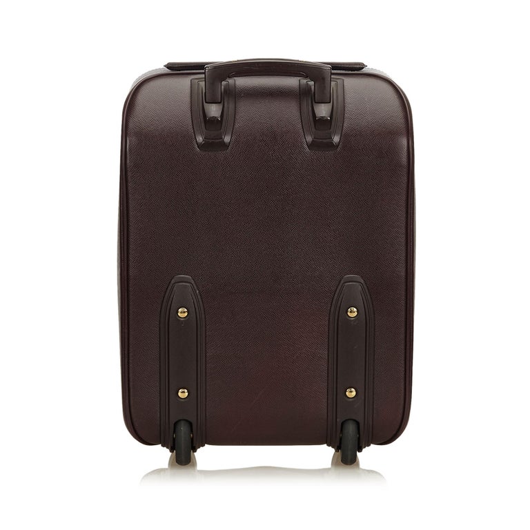 Louis Vuitton Brown Taiga Pegase 45 Luggage at 1stdibs