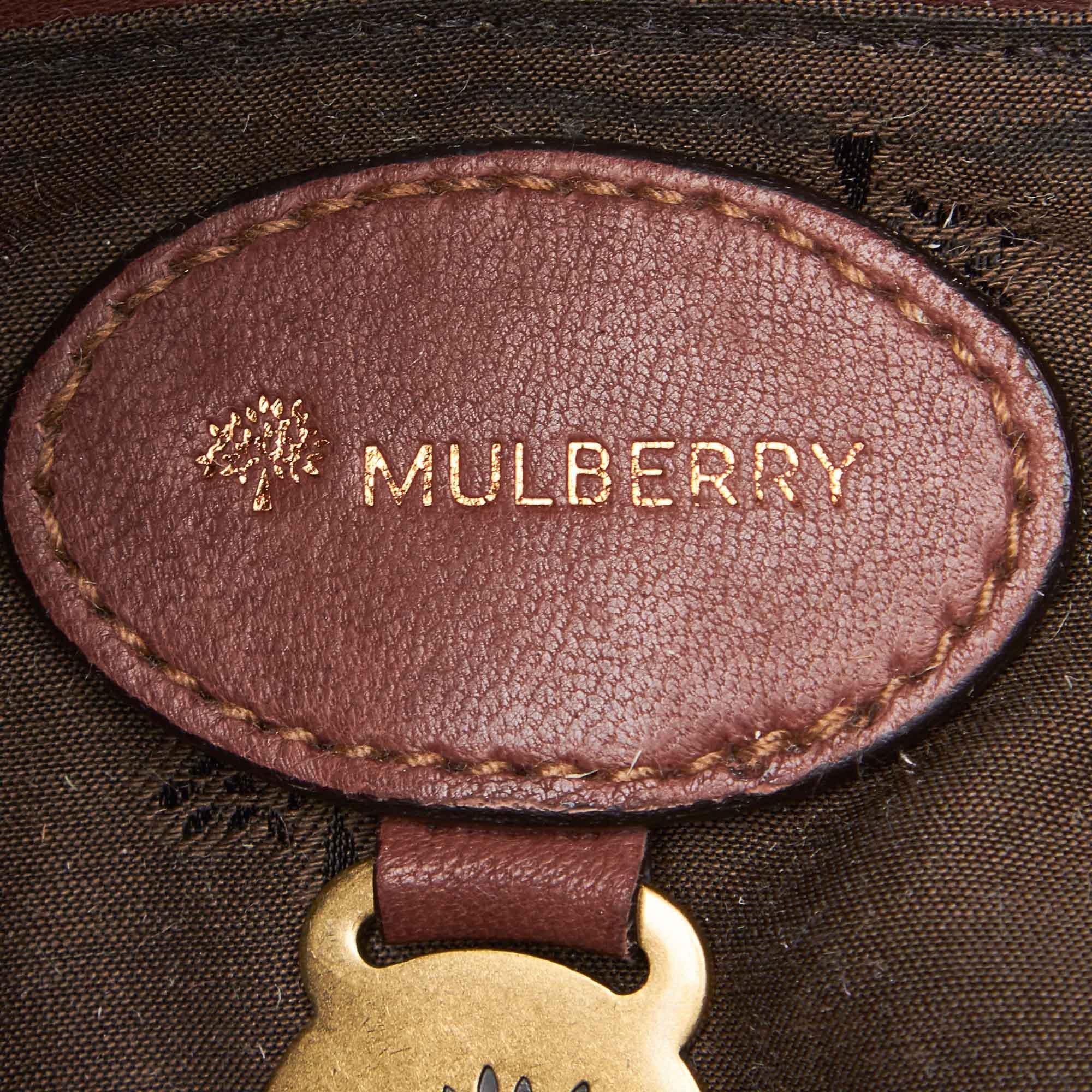 Mulberry Brown Leather Shoulder Bag 2