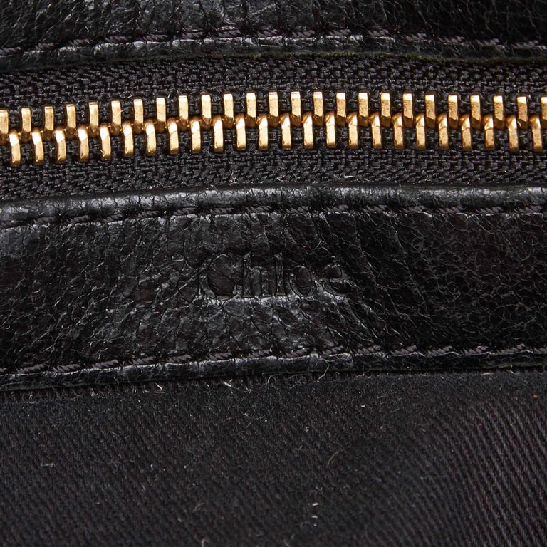 Chloe Black Leather Ethel Satchel For Sale at 1stDibs | leather satchel ...