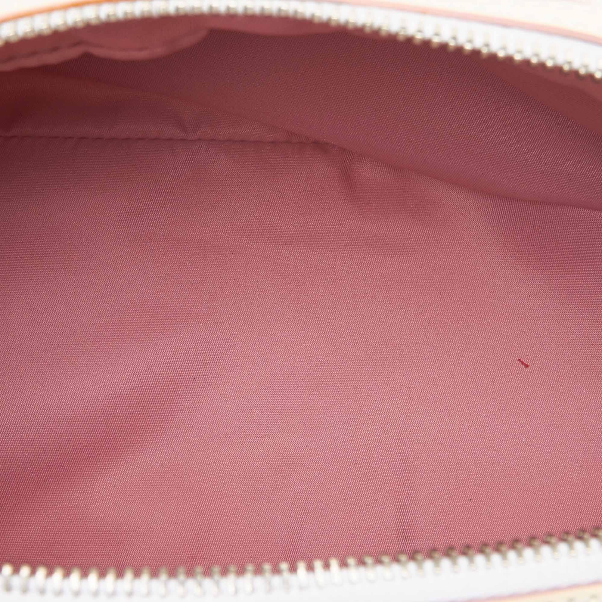 Women's or Men's Dior Pink x White x Ivory Flower Canvas Polochon Shoulder Bag