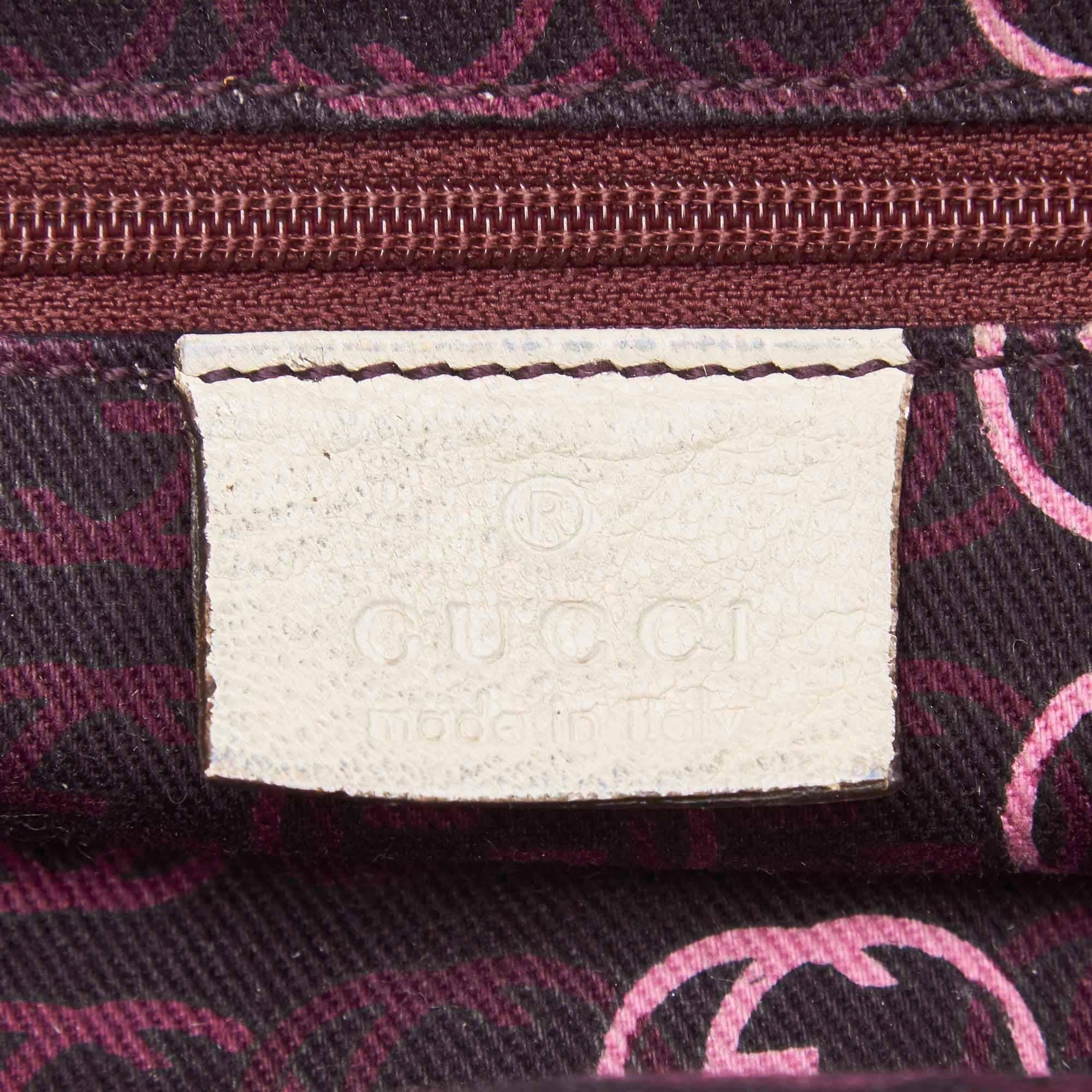 Gucci White Leather Princy Shoulder Bag For Sale 2