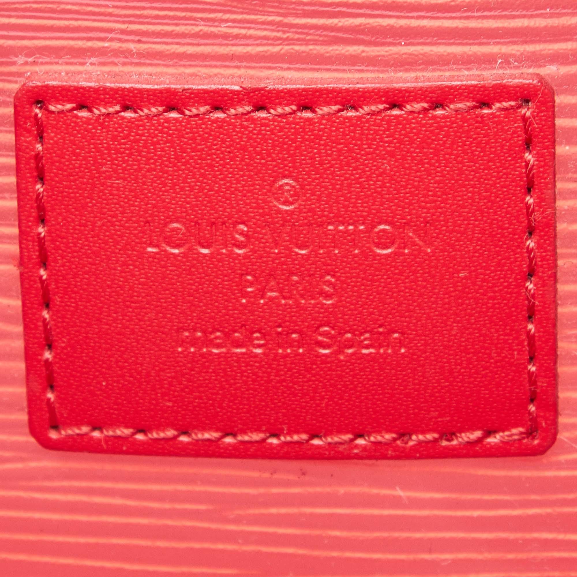 Louis Vuitton Red Epi Plage Lagoon Bay GM Bag 1
