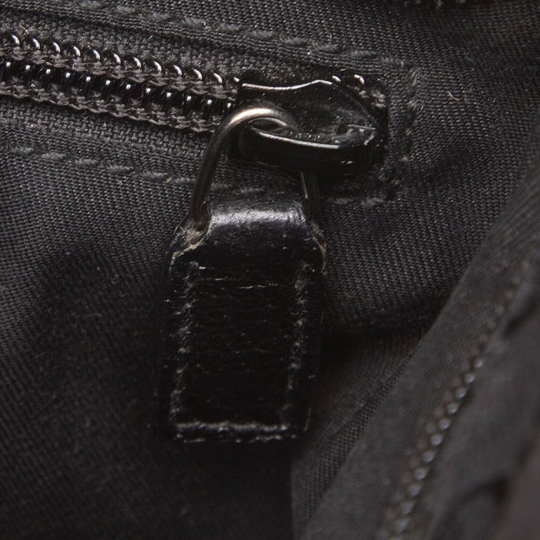 gucci canvas crossbody bag black
