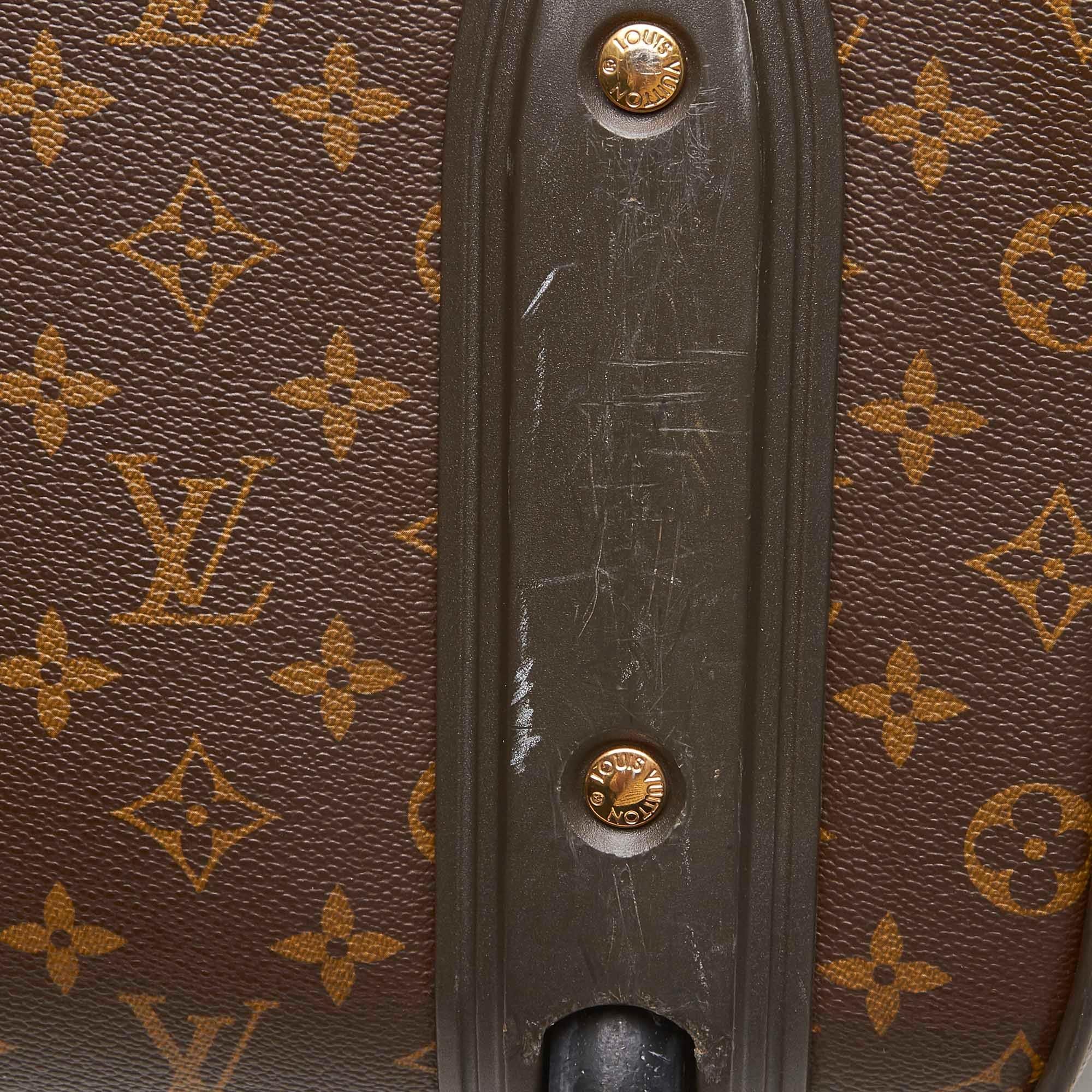 Louis Vuitton Brown Monogram Bosphore 50 Trolley Bag 8