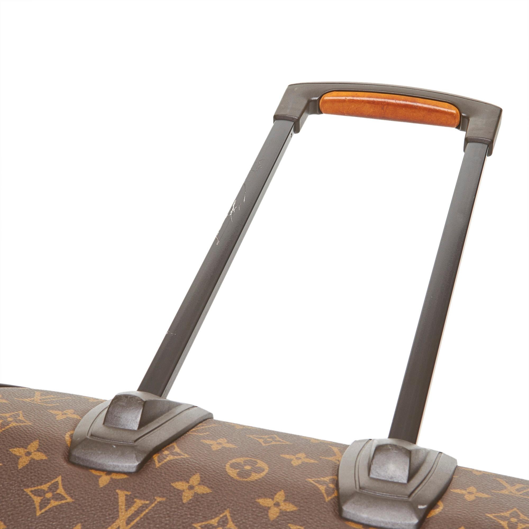 Louis Vuitton Brown Monogram Bosphore 50 Trolley Bag 3