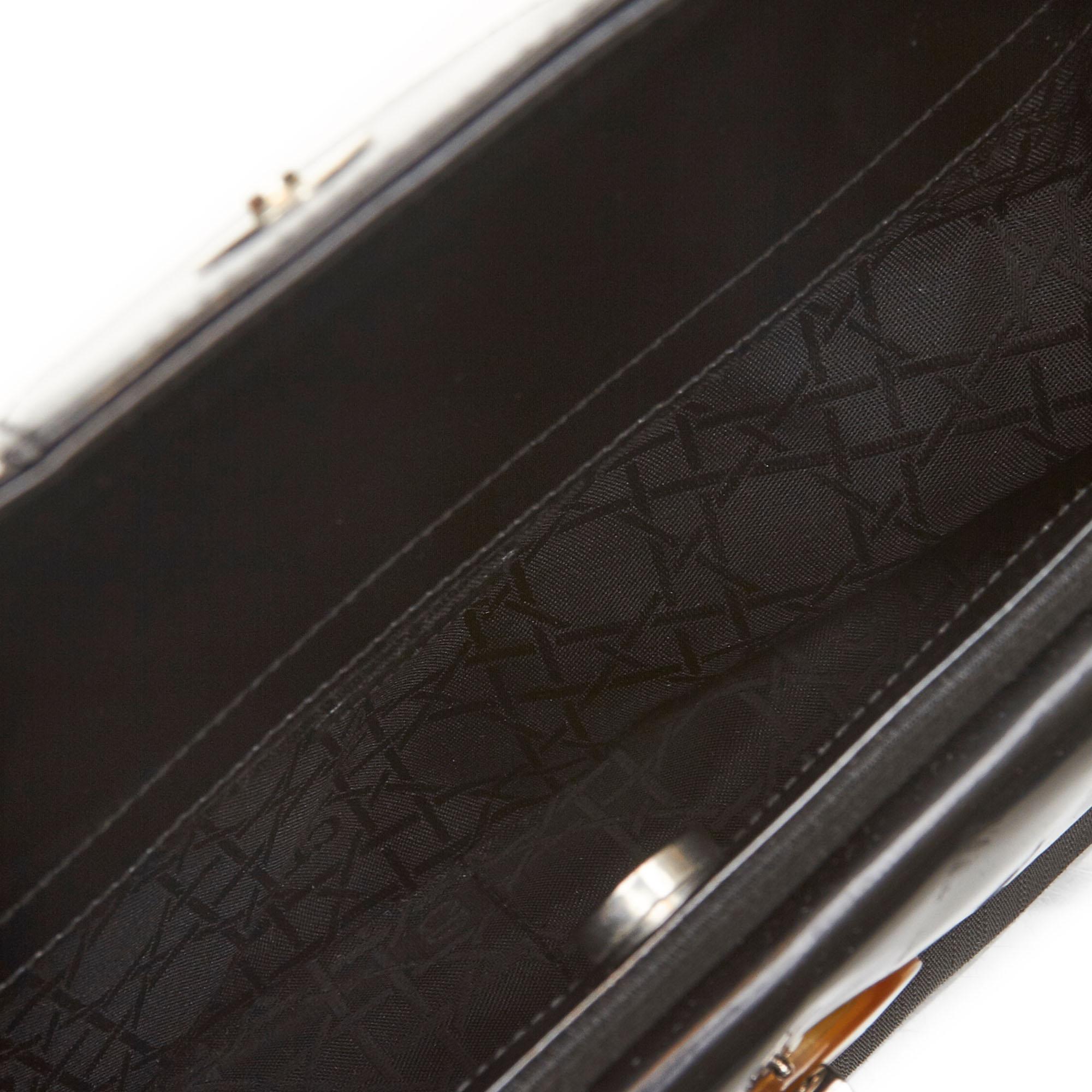 Dior Black Leather Shoulder Bag 1