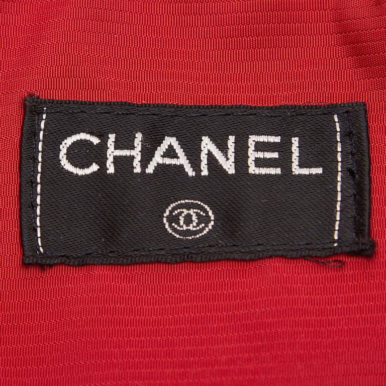 Chanel Black and White Old Travel Line Handbag For Sale at 1stDibs