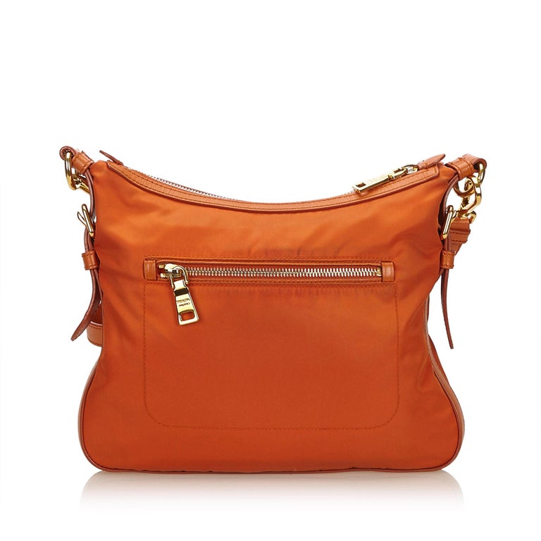 Prada Orange Nylon Crossbody Bag at 1stDibs prada orange crossbody