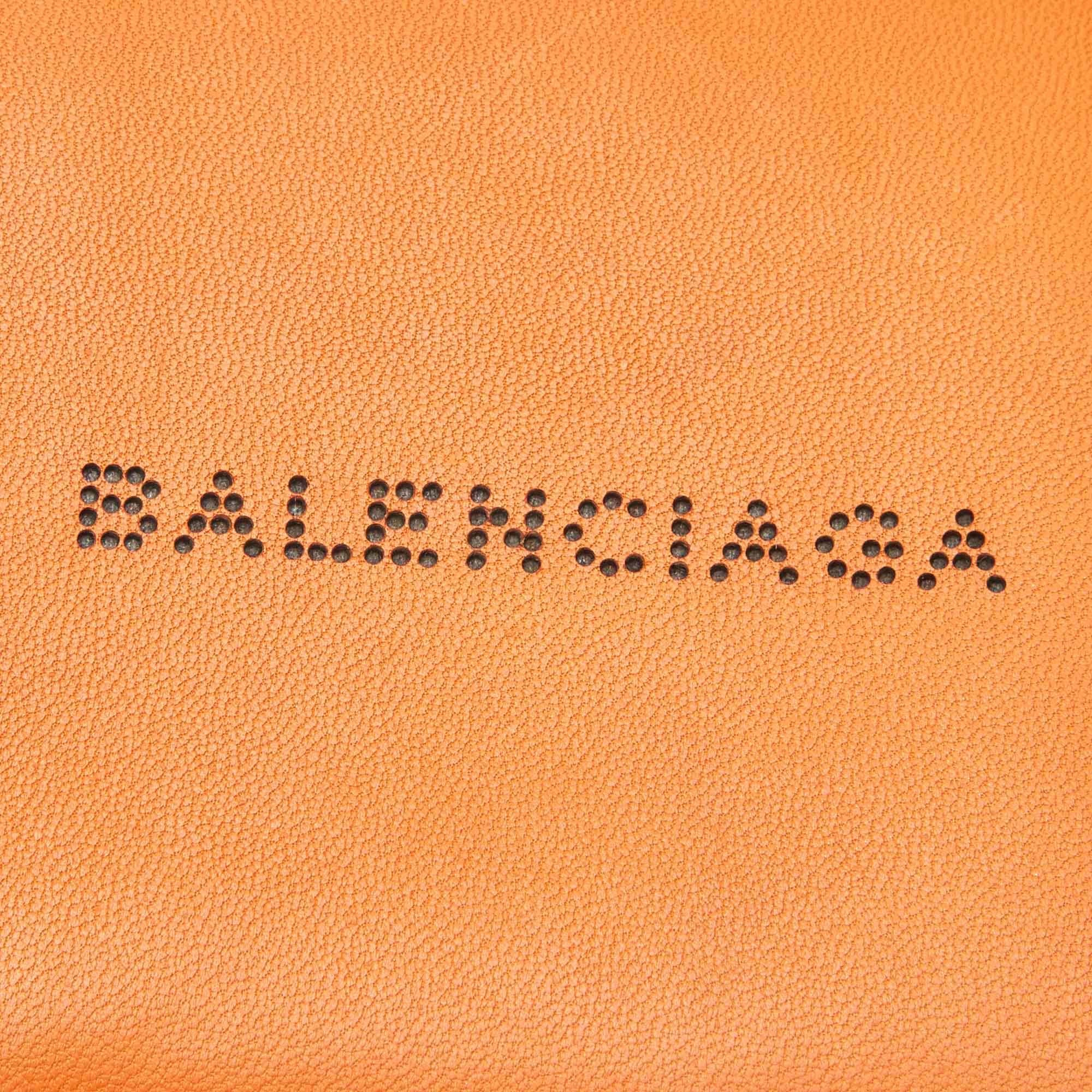 Women's or Men's Balenciaga Orange Small Leather Wallet