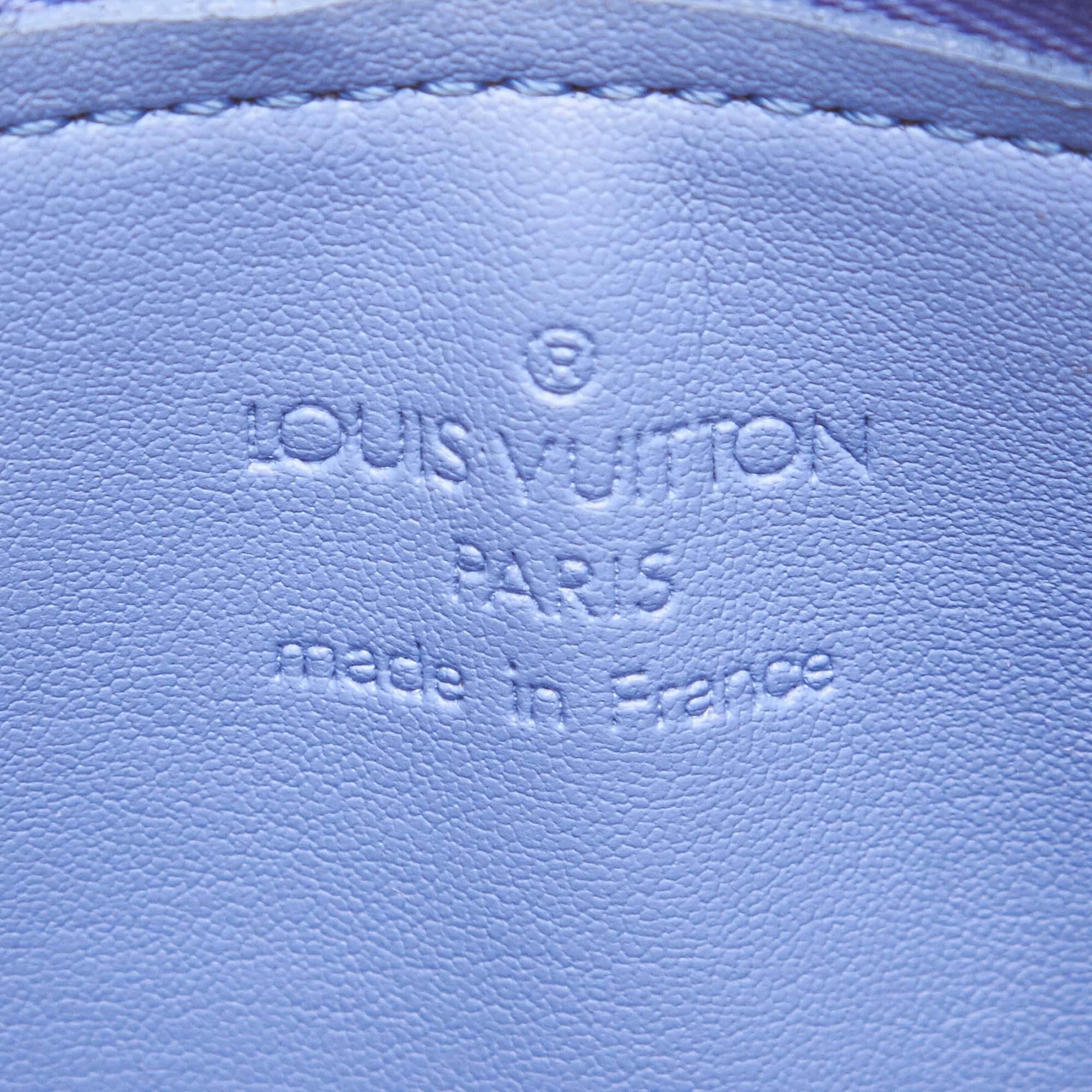 Gray Louis Vuitton Blue Vernis Lexington Pochette