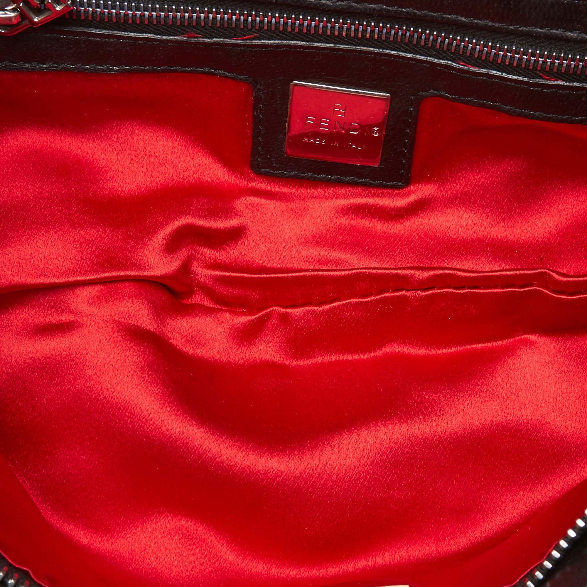 Fendi Black Leather Crossbody Bag 1