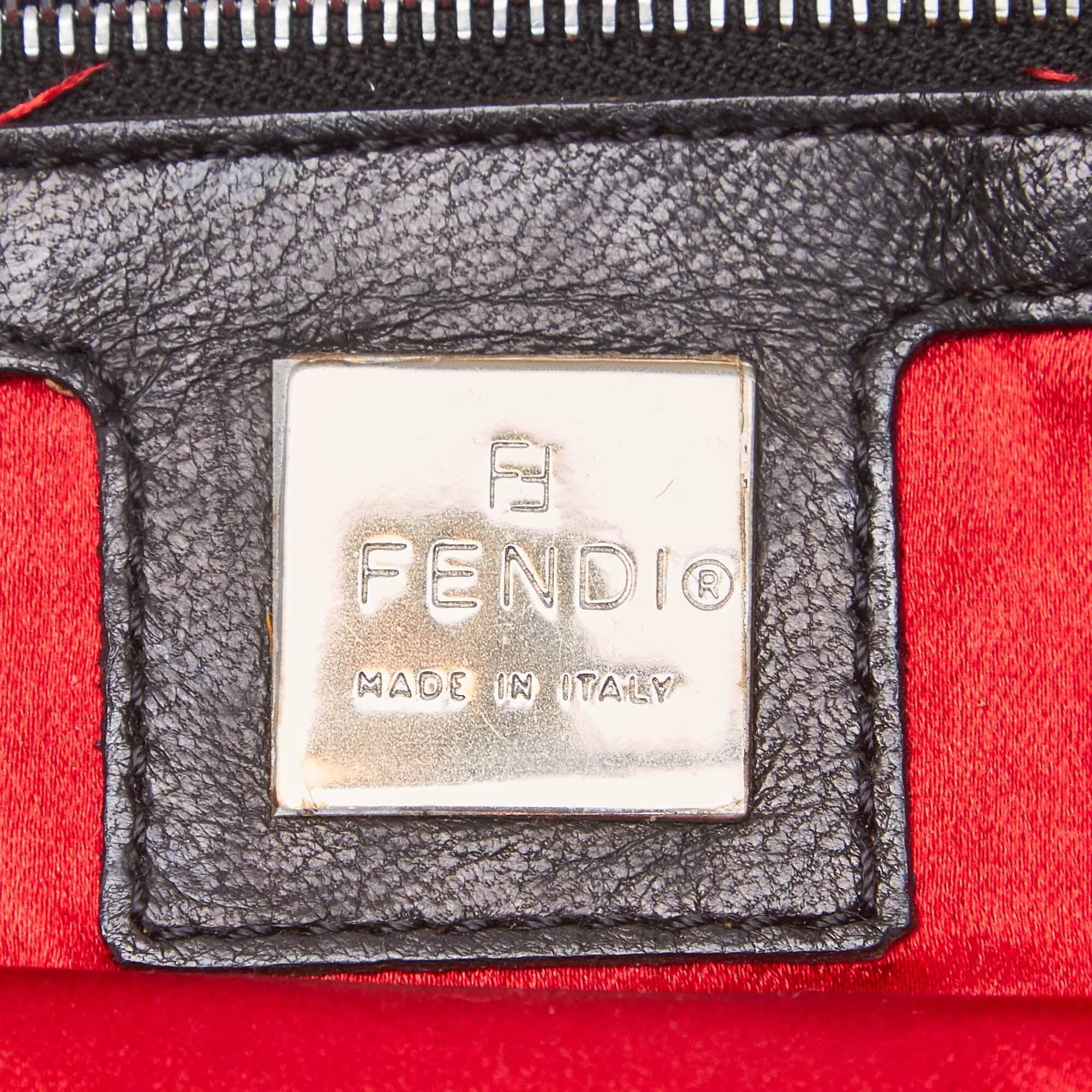 Fendi Black Leather Crossbody Bag 2