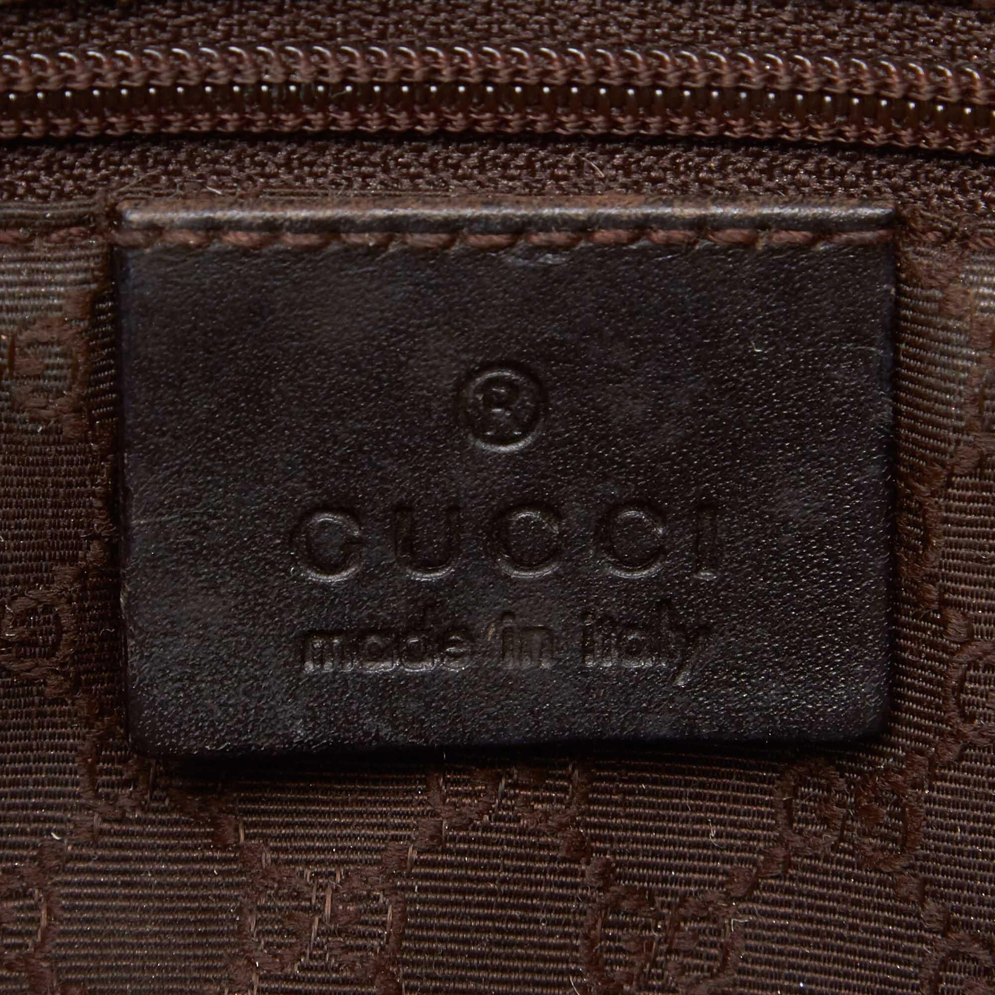 Gucci Bamboo Web Canvas Satchel For Sale 1