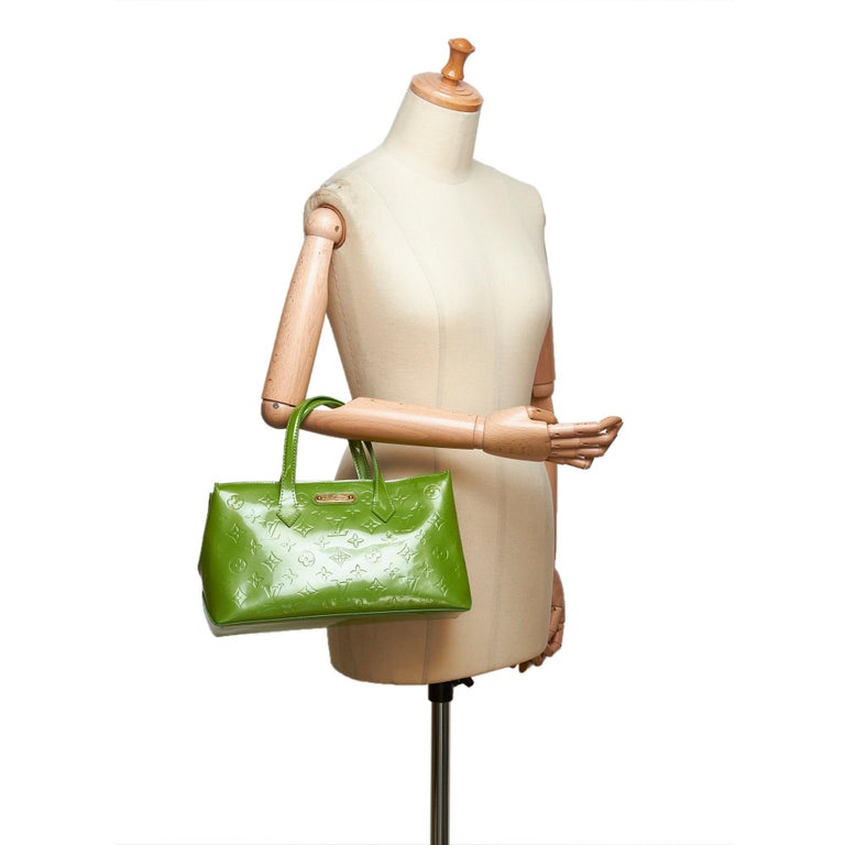 Louis Vuitton Monogram Vernis Wilshire PM - Green Handle Bags