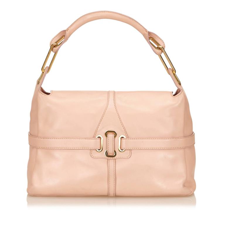 Jimmy Choo Pink Leather Handbag For Sale at 1stdibs