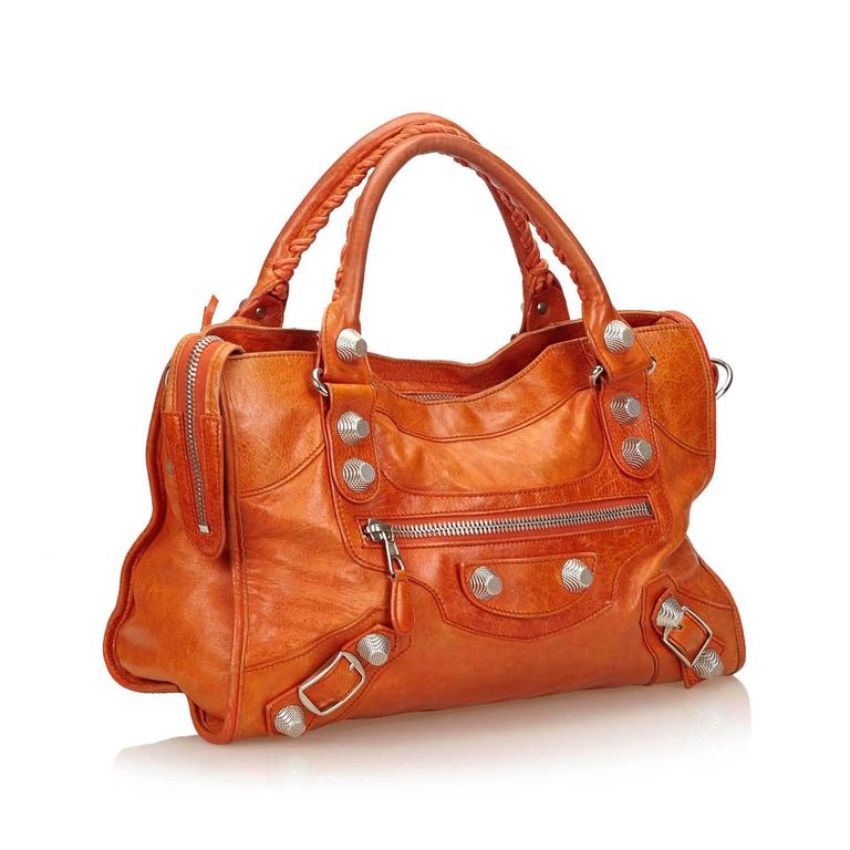 sac balenciaga orange
