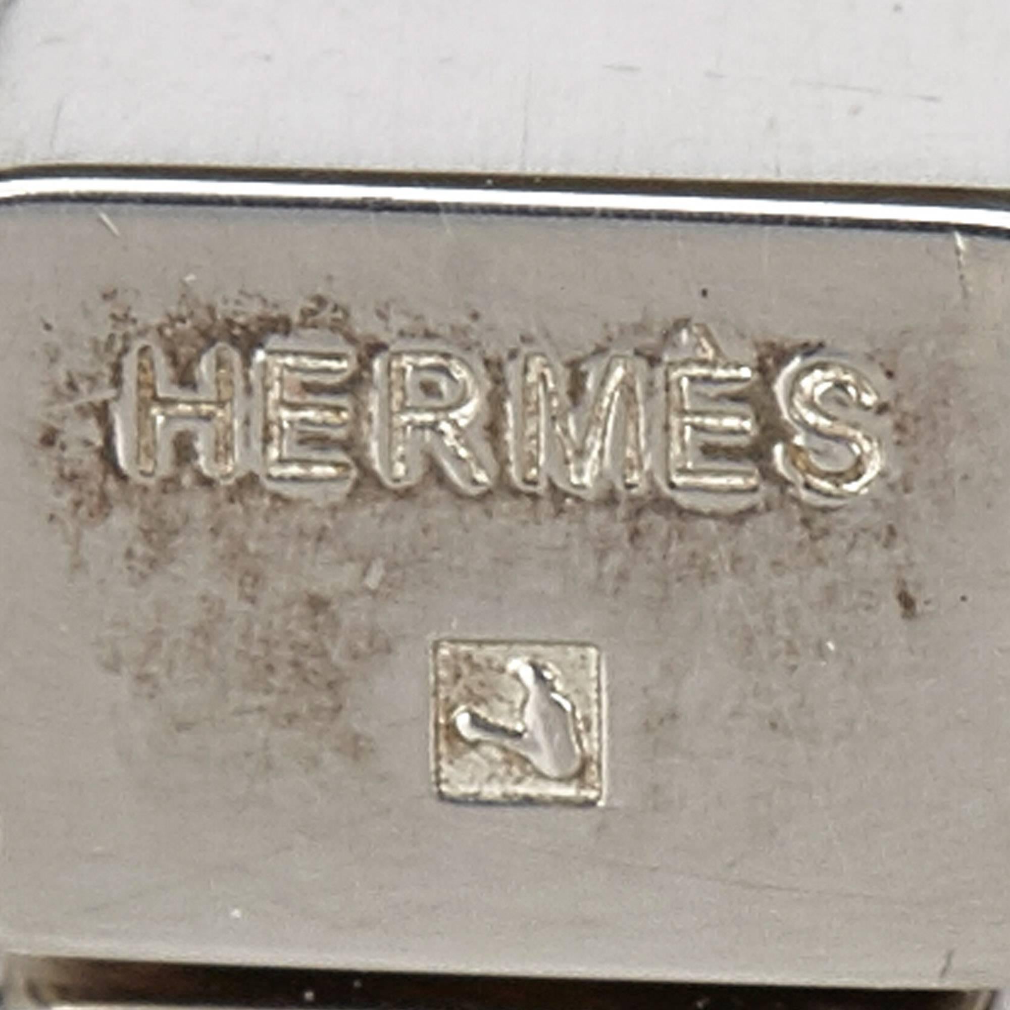 Hermes Silver Cadena Key Holder 2