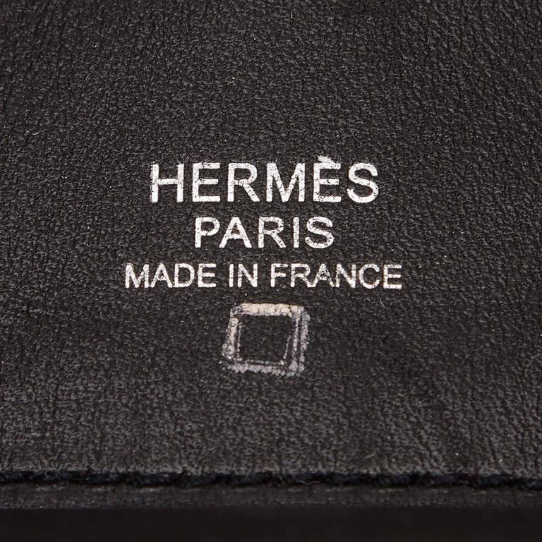 Hermes Black Canvas Cabas For Sale at 1stdibs