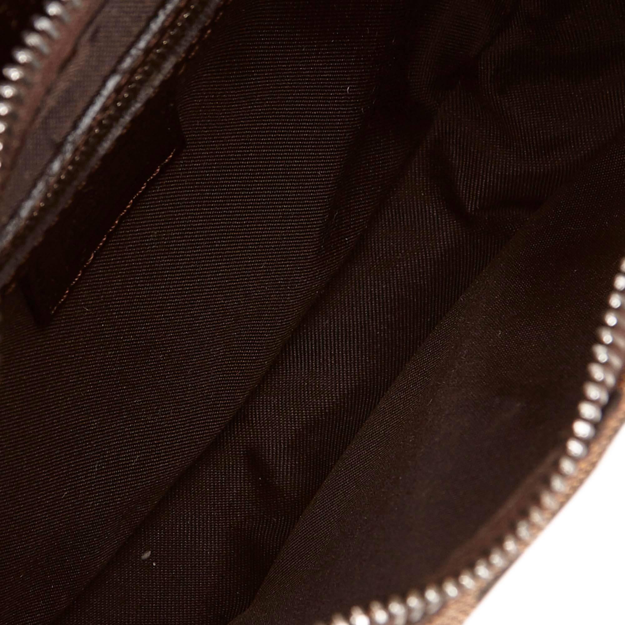 Women's or Men's Fendi Brown Jacquard Zucca Shoulder Bag